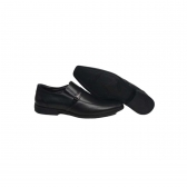 Sapato Social Masculino Couro Ferracini Bico Quadrado Masculino 4076281 - Preto