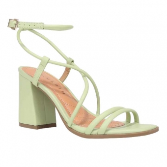 Sandália Feminina Salto Bloco Com Tiras Trançadas Ramarim Ref: 22-41205